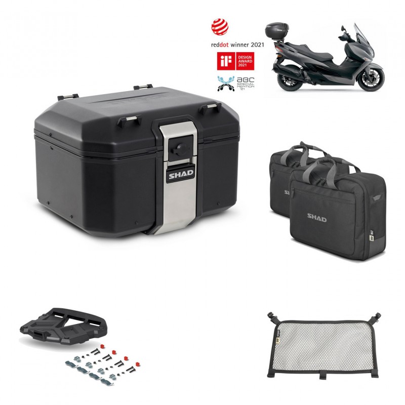 SHAD Rear trunk + grill mounting bracket accessories TR48 TERRA BLACK EDITION KIT-451877