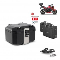 SHAD Baul trasero + parrilla soporte montaje accesorios TR48 TERRA BLACK EDITION KIT-451891