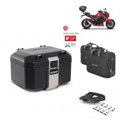 SHAD Baul trasero + parrilla soporte montaje accesorios TR48 TERRA BLACK EDITION KIT-451898
