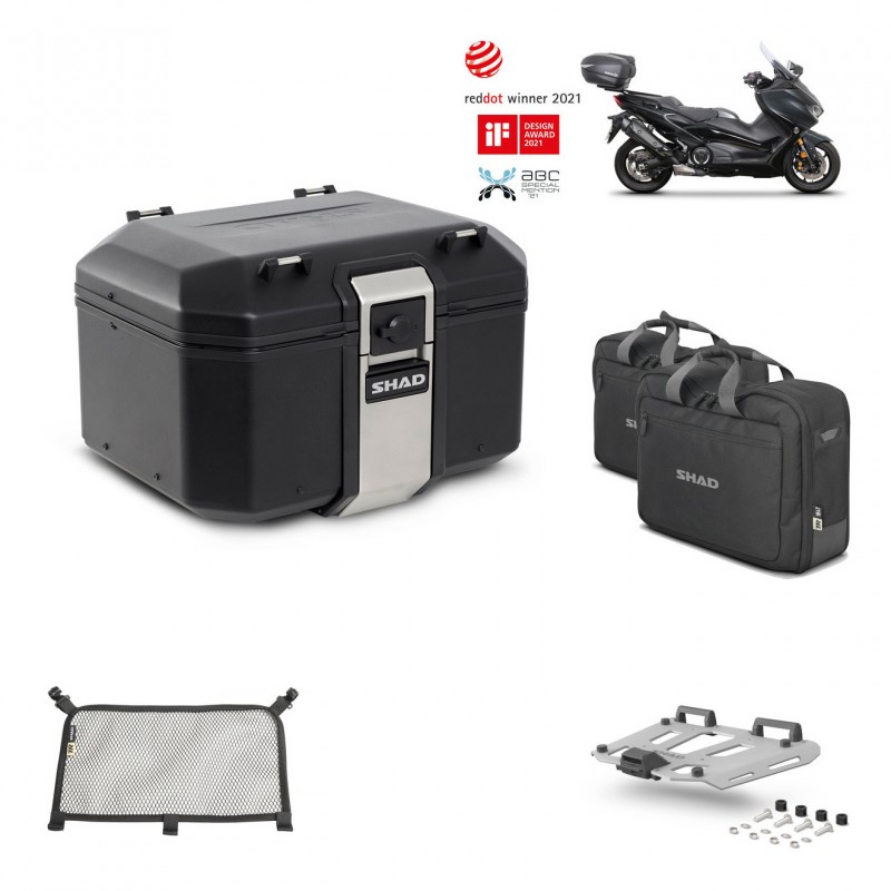 SHAD Rear trunk + grill mounting bracket accessories TR48 TERRA BLACK EDITION KIT-451931