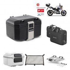 SHAD Baul trasero + parrilla soporte montaje accesorios TR48 TERRA BLACK EDITION KIT-452001