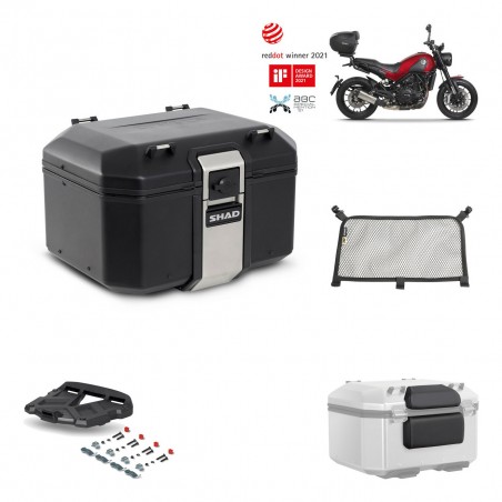 SHAD Baul trasero + parrilla soporte montaje accesorios TR48 TERRA BLACK EDITION KIT-452058
