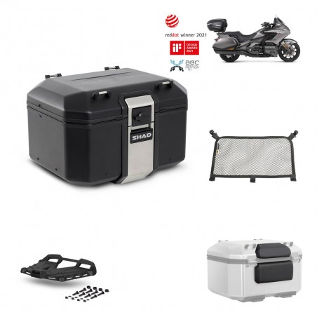 SHAD Baul trasero + parrilla soporte montaje accesorios TR48 TERRA BLACK EDITION KIT-452097