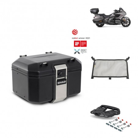 SHAD Baul trasero + parrilla soporte montaje accesorios TR48 TERRA BLACK EDITION KIT-452103