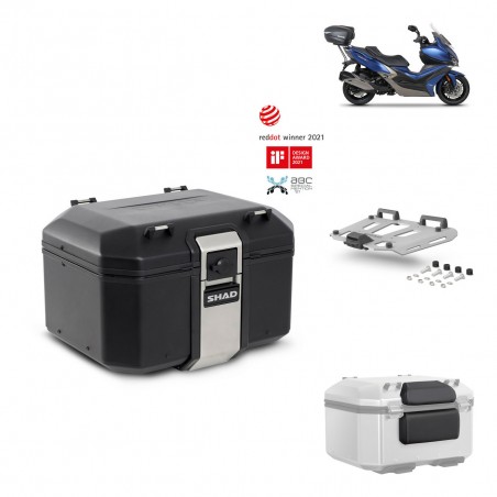 SHAD Baul trasero + parrilla soporte montaje accesorios TR48 TERRA BLACK EDITION KIT-452110