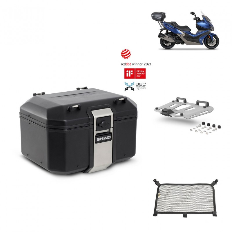 SHAD Rear trunk + grill mounting bracket accessories TR48 TERRA BLACK EDITION KIT-452111