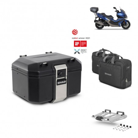 SHAD Rear trunk + grill mounting bracket accessories TR48 TERRA BLACK EDITION KIT-452113