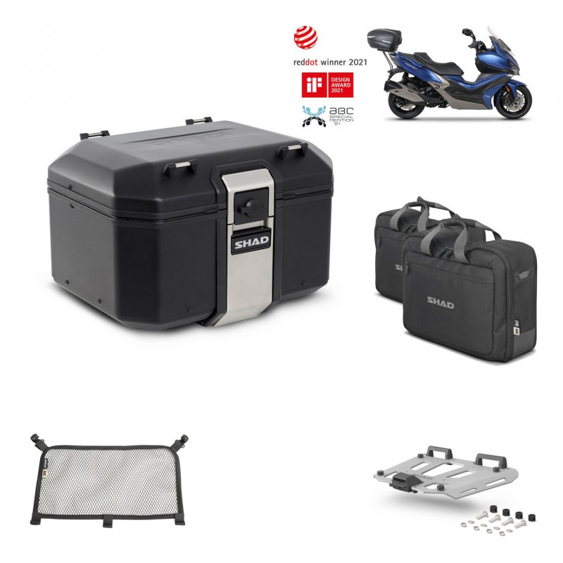 SHAD Rear trunk + grill mounting bracket accessories TR48 TERRA BLACK EDITION KIT-452115
