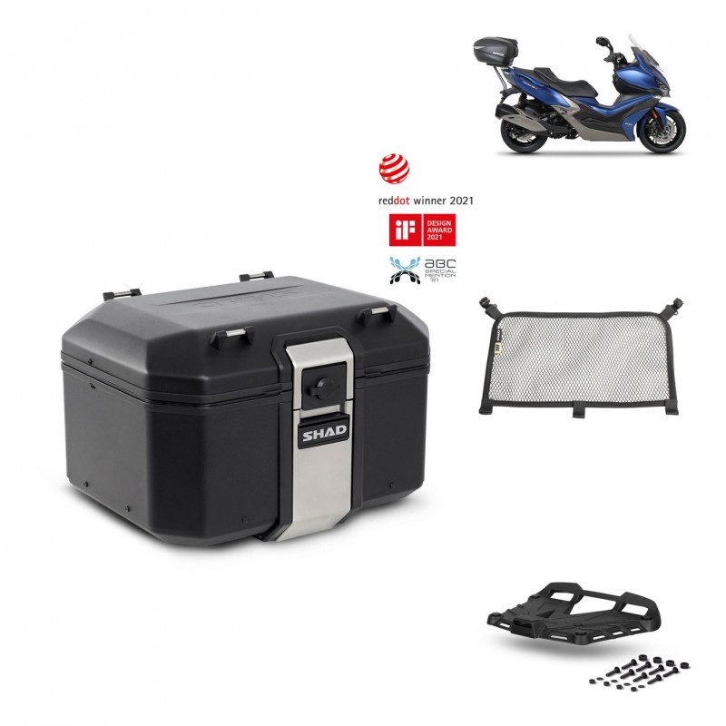 SHAD Rear trunk + grill mounting bracket accessories TR48 TERRA BLACK EDITION KIT-452119