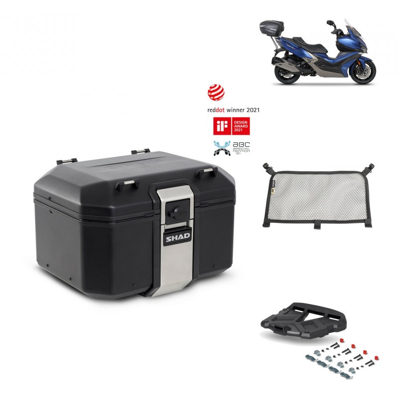 SHAD Rear trunk + grill mounting bracket accessories TR48 TERRA BLACK EDITION KIT-452126