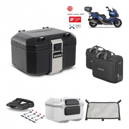 SHAD Rear trunk + grill mounting bracket accessories TR48 TERRA BLACK EDITION KIT-452131