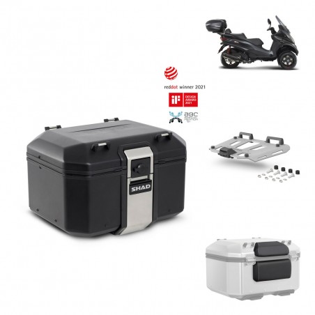 SHAD Baul trasero + parrilla soporte montaje accesorios TR48 TERRA BLACK EDITION KIT-452179