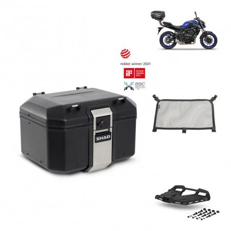 SHAD Baul trasero + parrilla soporte montaje accesorios TR48 TERRA BLACK EDITION KIT-452234