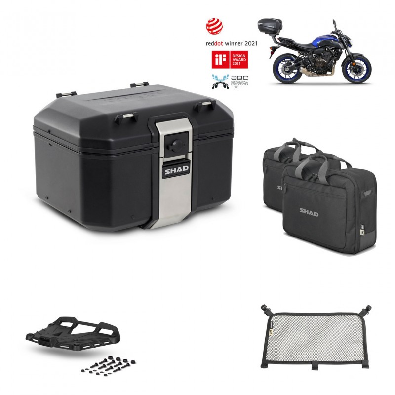 SHAD Rear trunk + grill mounting bracket accessories TR48 TERRA BLACK EDITION KIT-452238