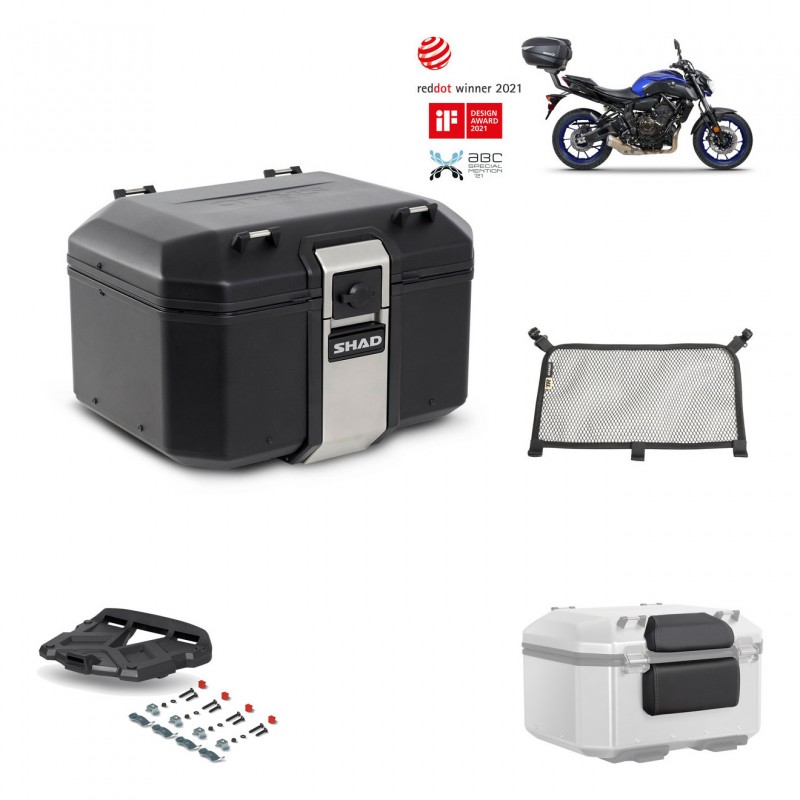 SHAD Baul trasero + parrilla soporte montaje accesorios TR48 TERRA BLACK EDITION KIT-452242