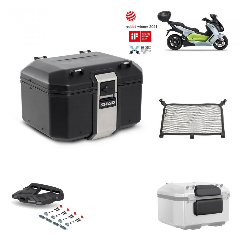 SHAD Baul trasero + parrilla soporte montaje accesorios TR48 TERRA BLACK EDITION KIT-452288