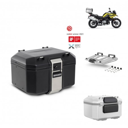 SHAD Baul trasero + parrilla soporte montaje accesorios TR48 TERRA BLACK EDITION KIT-452294