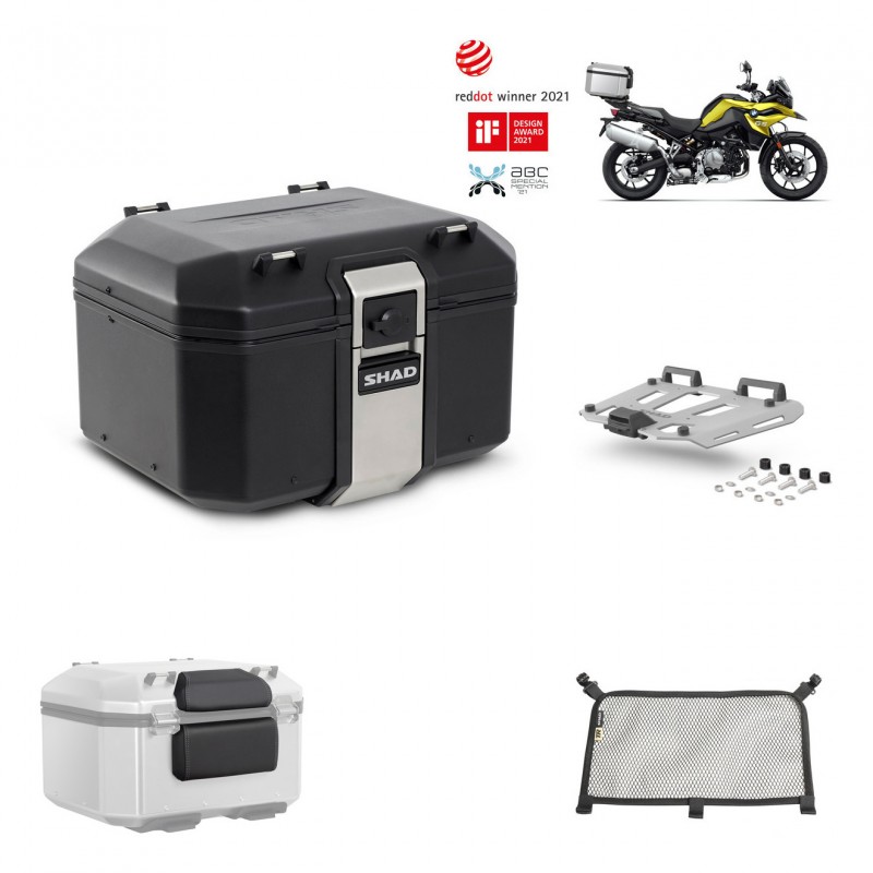 SHAD Rear trunk + grill mounting bracket accessories TR48 TERRA BLACK EDITION KIT-452296