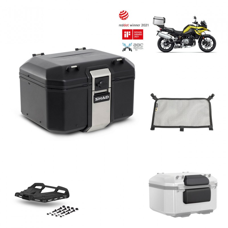 SHAD Rear trunk + grill mounting bracket accessories TR48 TERRA BLACK EDITION KIT-452304
