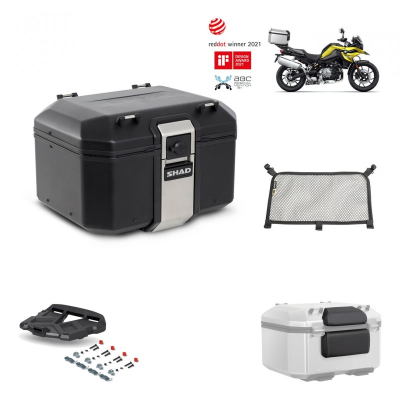SHAD Rear trunk + grill mounting bracket accessories TR48 TERRA BLACK EDITION KIT-452311