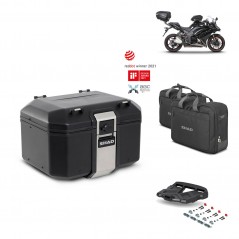 SHAD Baul trasero + parrilla soporte montaje accesorios TR48 TERRA BLACK EDITION KIT-452358