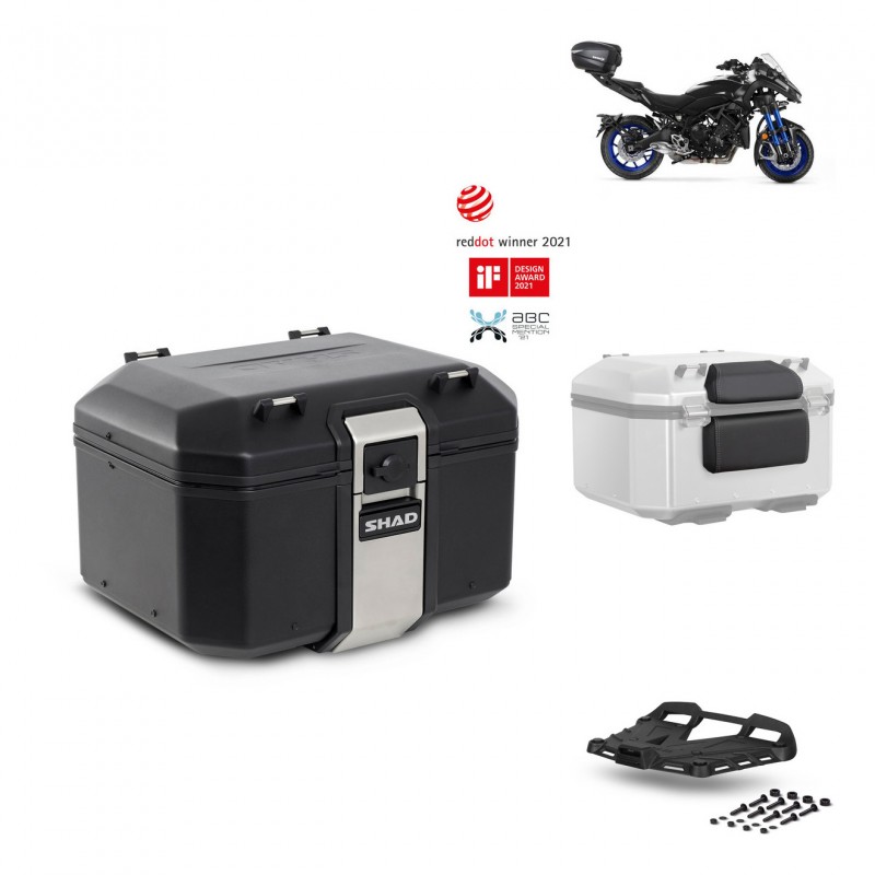 SHAD Baul trasero + parrilla soporte montaje accesorios TR48 TERRA BLACK EDITION KIT-452394
