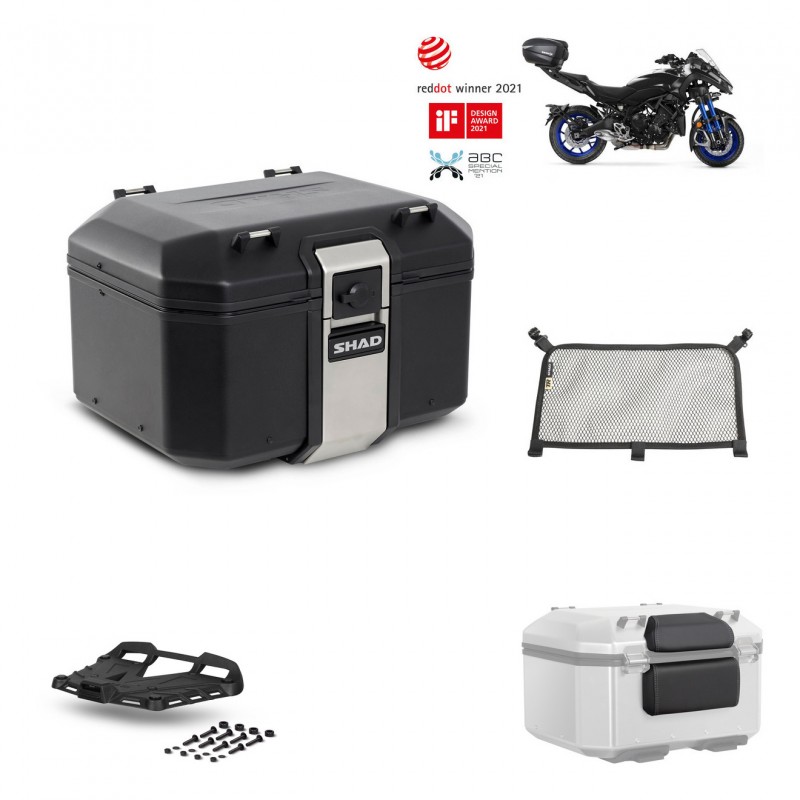 SHAD Baul trasero + parrilla soporte montaje accesorios TR48 TERRA BLACK EDITION KIT-452396