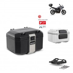 SHAD Baul trasero + parrilla soporte montaje accesorios TR48 TERRA BLACK EDITION KIT-452417