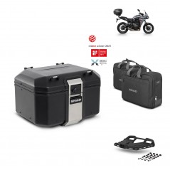 SHAD Baul trasero + parrilla soporte montaje accesorios TR48 TERRA BLACK EDITION KIT-452420