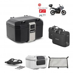 SHAD Baul trasero + parrilla soporte montaje accesorios TR48 TERRA BLACK EDITION KIT-452423