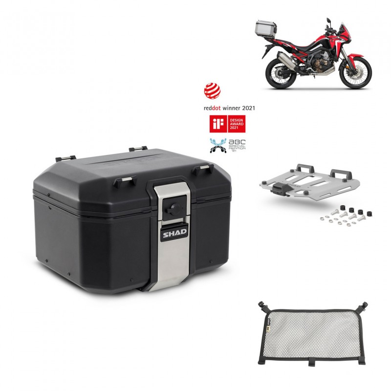 SHAD Rear trunk + grill mounting bracket accessories TR48 TERRA BLACK EDITION KIT-452525