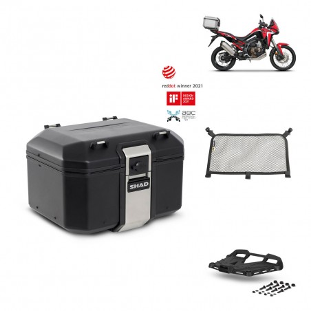 SHAD Baul trasero + parrilla soporte montaje accesorios TR48 TERRA BLACK EDITION KIT-452533