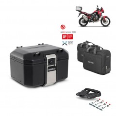 SHAD Baul trasero + parrilla soporte montaje accesorios TR48 TERRA BLACK EDITION KIT-452542