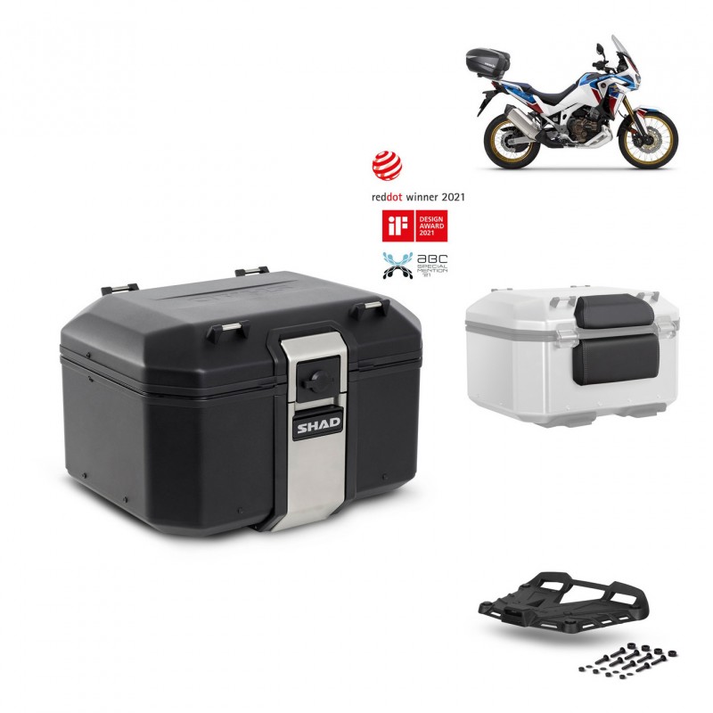 SHAD Rear trunk + grill mounting bracket accessories TR48 TERRA BLACK EDITION KIT-452555