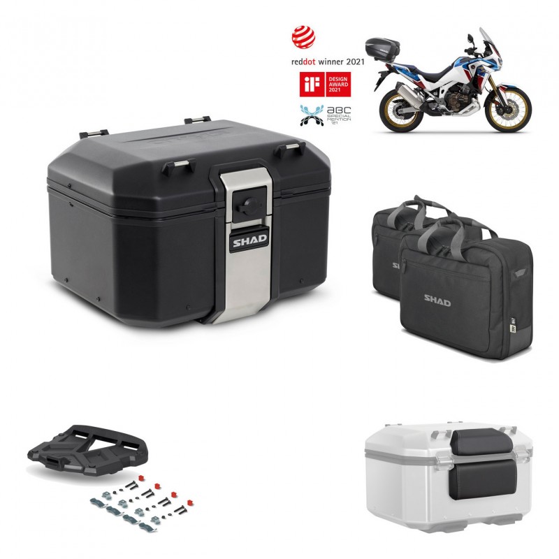 SHAD Rear trunk + grill mounting bracket accessories TR48 TERRA BLACK EDITION KIT-452566