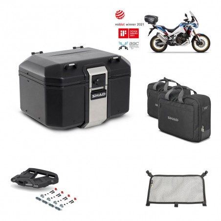 SHAD Rear trunk + grill mounting bracket accessories TR48 TERRA BLACK EDITION KIT-452567