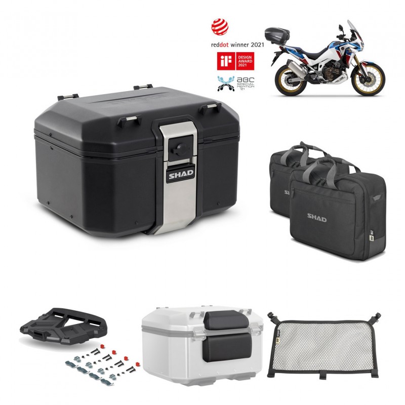 SHAD Rear trunk + grill mounting bracket accessories TR48 TERRA BLACK EDITION KIT-452568