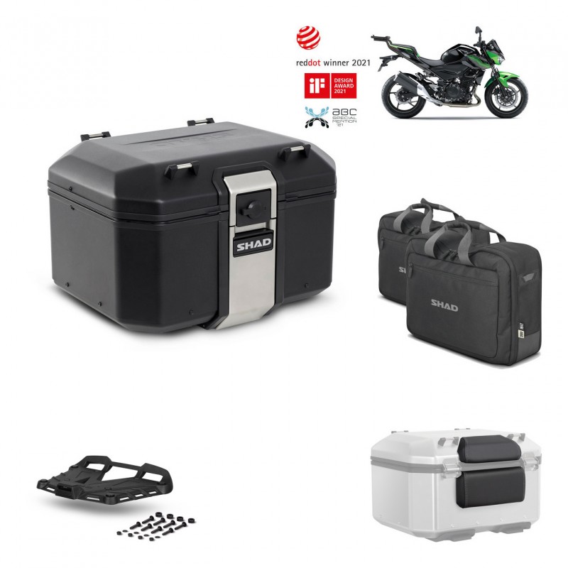 SHAD Rear trunk + grill mounting bracket accessories TR48 TERRA BLACK EDITION KIT-452582
