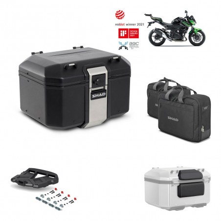 SHAD Baul trasero + parrilla soporte montaje accesorios TR48 TERRA BLACK EDITION KIT-452589
