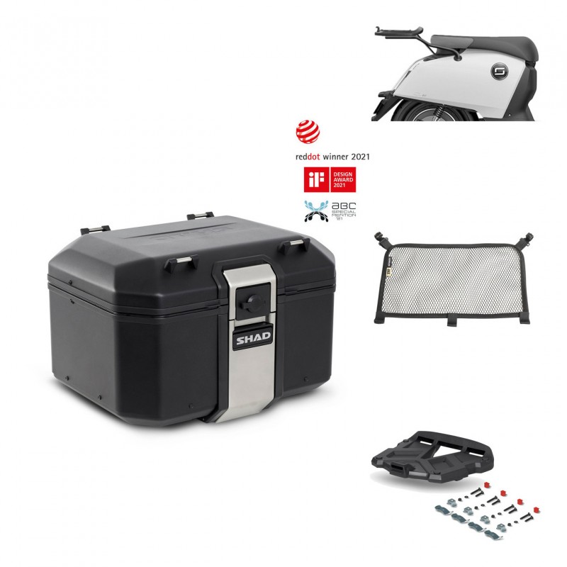 SHAD Rear trunk + grill mounting bracket accessories TR48 TERRA BLACK EDITION KIT-452632