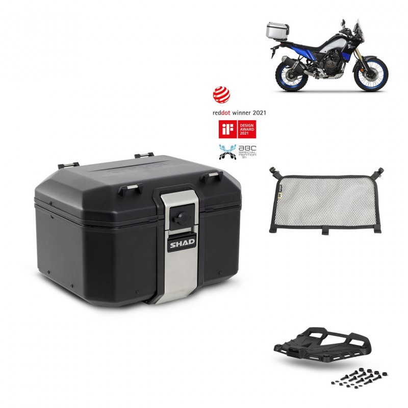 SHAD Rear trunk + grill mounting bracket accessories TR48 TERRA BLACK EDITION KIT-452671