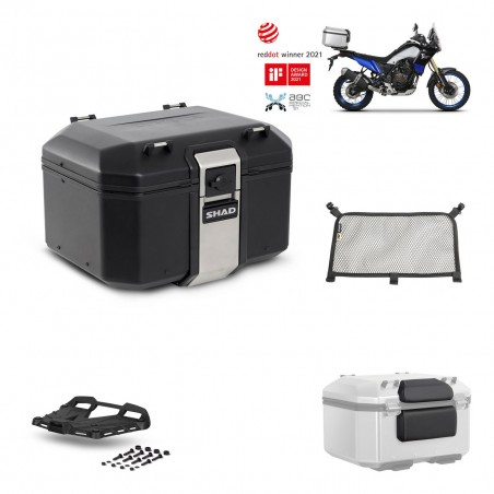 SHAD Baul trasero + parrilla soporte montaje accesorios TR48 TERRA BLACK EDITION KIT-452672