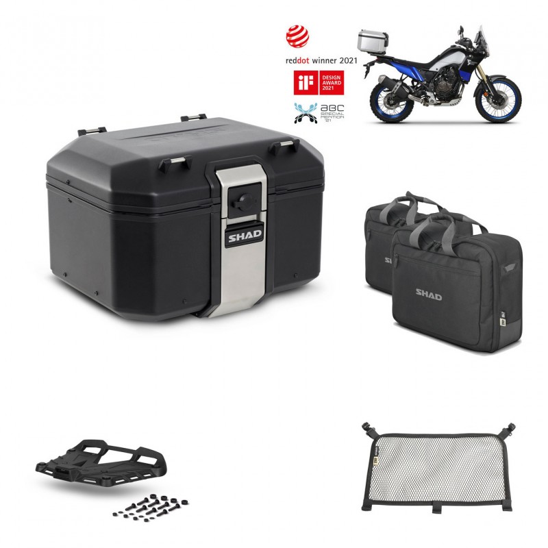 SHAD Rear trunk + grill mounting bracket accessories TR48 TERRA BLACK EDITION KIT-452675