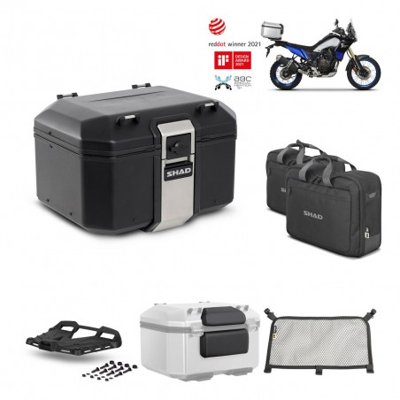 SHAD Baul trasero + parrilla soporte montaje accesorios TR48 TERRA BLACK EDITION KIT-452676