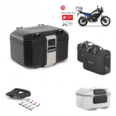 SHAD Baul trasero + parrilla soporte montaje accesorios TR48 TERRA BLACK EDITION KIT-452681