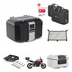 SHAD Baul trasero + parrilla soporte montaje accesorios TR48 TERRA BLACK EDITION KIT-452706