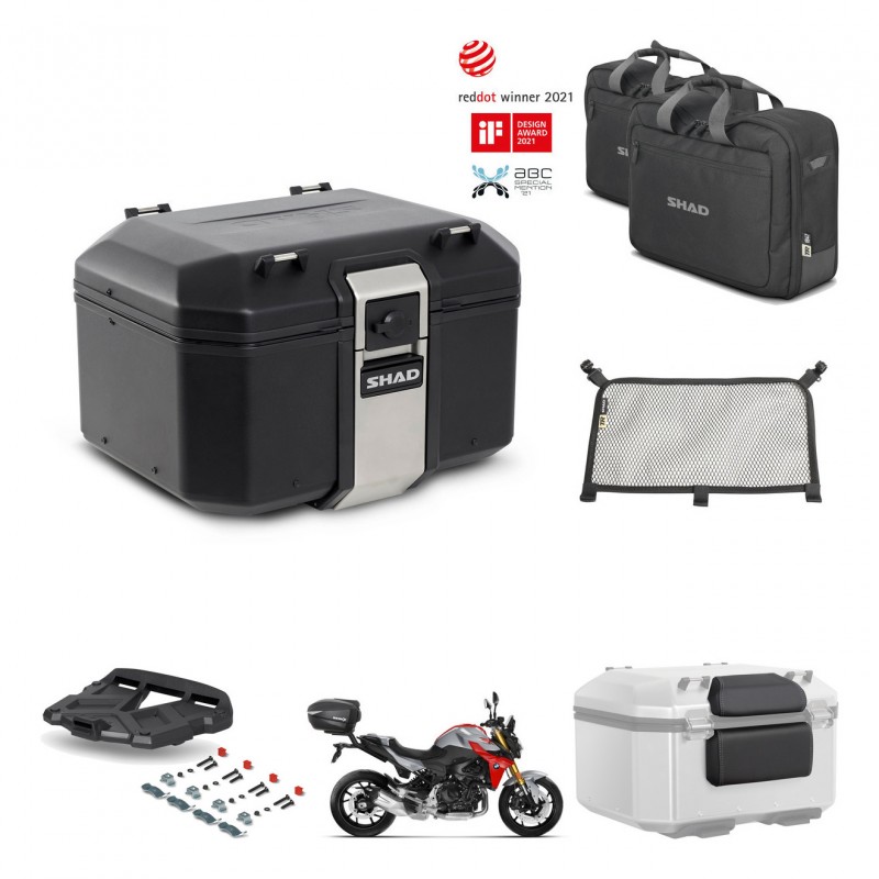 SHAD Rear trunk + grill mounting bracket accessories TR48 TERRA BLACK EDITION KIT-452706