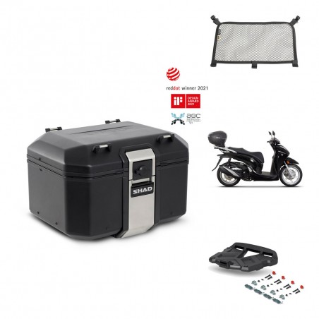 SHAD Baul trasero + parrilla soporte montaje accesorios TR48 TERRA BLACK EDITION KIT-452793