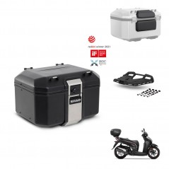 SHAD Rear trunk + mounting bracket grill accessories TR48 TERRA BLACK EDITION KIT-452808