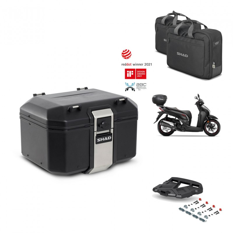 SHAD Baul trasero + parrilla soporte montaje accesorios TR48 TERRA BLACK EDITION KIT-452818